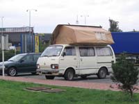 «Toyota» с палаткой